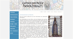 Desktop Screenshot of gebetsstaette-heroldsbach.de