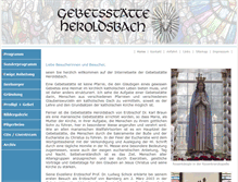Tablet Screenshot of gebetsstaette-heroldsbach.de